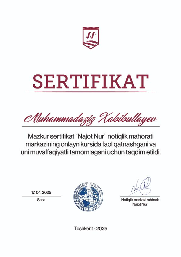 Notiqlik san'ati kursi